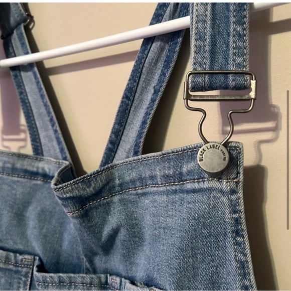 Black Label Silver Icing Girlfriend Shortfall Denim Cotton Overalls Shorts 1XL - Picture 3 of 12